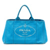 Prada Large Canvas Canapa Logo Satchel Secondhand
