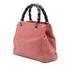 Gucci Small Calfskin Bamboo Shopper Satchel Secondhand