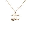 Chanel CC Gold Plated Camellia Pendant Necklace Secondhand