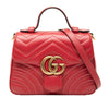 Gucci Mini GG Marmont Matelasse Leather Top Handle Bag Secondhand