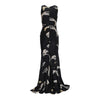 Secondhand Roberto Cavalli Animal Print Silk Maxi Dress