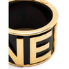 Chanel Black and Gold Logoed Bracelet - '90s Second hand
