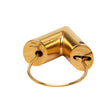 Louis Vuitton Gold Plated Essential V Hoop Earrings Secondhand