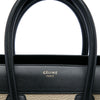Celine Mini Tricolor Calfskin and Nubuck Luggage Tote Secondhand