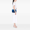Chanel Medium CC Quilted Suede Whipstitch Single Flap Secondhand