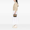 Burberry Haymarket Check Canvas Handbag Secondhand