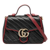 Gucci Mini GG Marmont Matelasse Calfskin Torchon Top Handle Bag Secondhand