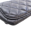 Chanel CC Quilted Caviar Sunglasses Case with Chain Secondhand