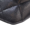 Chanel CC Quilted Caviar Sunglasses Case with Chain Secondhand
