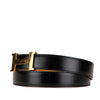 Hermès Leather Constance H Reversible Belt Secondhand