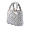 Dior Mini Velvet Cannage Lady Dior Secondhand