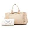 Prada Large Canvas Canapa Bijoux Satchel Secondhand