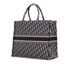 Dior Large Oblique Embroidered Canvas Book Tote Secondhand