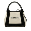 Balenciaga Canvas Navy Cabas Satchel XS Secondhand