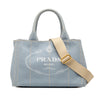 Prada Small Canvas Canapa Logo Satchel Secondhand