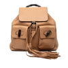 Gucci Leather Bamboo Tassel Backpack Secondhand