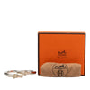Hermès Palladium Plated Ravinet d Enfert Double Horse Head Bracelet Secondhand