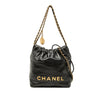 Chanel Mini Shiny Calfskin 22 Handbag Secondhand