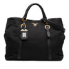 Prada Vitello Daino Trimmed Tessuto Satchel Secondhand