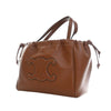 Celine Small Calfskin Cuir Triomphe Cabas Drawstring Satchel Secondhand