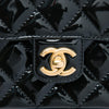 Chanel Mini Square Quilted Patent Single Flap Secondhand