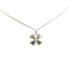 Secondhand Gucci Sterling Silver Four Leaf Clover Pendant Necklace