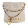 Chanel Mini Shiny Calfskin 22 Hobo Secondhand