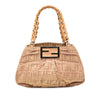 Fendi Small Zucca Metallic Lurex Mia Chain Tote Secondhand