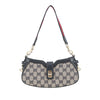Gucci Mini GG Canvas Web Moon Side Shoulder Bag Secondhand