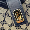 Gucci Mini GG Canvas Web Moon Side Shoulder Bag Secondhand