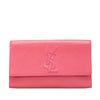 Saint Laurent Large Leather Belle de Jour Clutch Secondhand