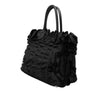 Prada Tessuto Ruffle Tote Secondhand