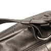 Ferragamo Perforated Metallic Calfskin Gancini Satchel Secondhand