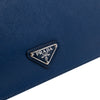 Prada Saffiano Cuir Travel Front Zip Pocket Briefcase Secondhand