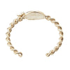 Chanel CC Brass Strass Star and Coin Chain Cuff Bracelet Secondhand