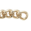Chanel CC Brass Strass Star and Coin Chain Cuff Bracelet Secondhand