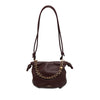 LOEWE Mini Mellow Nappa Donut Chain Flamenco Knot Clutch with Strap Secondhand