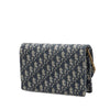 Dior Oblique Canvas Saddle Pouch Wallet on Chain Secondhand