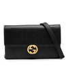 Gucci Dollar Calfskin Interlocking G Wallet on Chain Secondhand