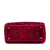 Dior Medium Embroidered Velvet Roses Lady D Lite Secondhand