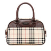 Burberry House Check Canvas Handbag Secondhand