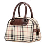 Burberry House Check Canvas Handbag Secondhand
