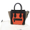 Celine Micro Tricolor Leather Luggage Tote Secondhand