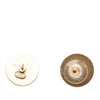 Chanel CC Gold Plated Crystals Push Back Earrings Secondhand