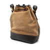 LOEWE Suede Anagram Drawstring Bucket Bag Secondhand