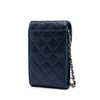 Chanel Caviar Thread Around Phone Holder with Chain Secondhand