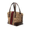 Gucci Horsebit Canvas Web Treasure Handbag Secondhand