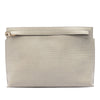 LOEWE Large Linen Embossed Calfskin Anagram T Pouch Secondhand