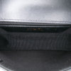 Chanel CC Quilted Lambskin Half Moon Top Handle Flap Secondhand