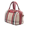 Burberry Small House Check Canvas Alchester Bowling Bag Secondhand